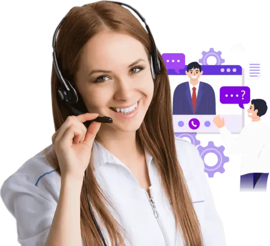 Servicio al cliente Publitek Mujer de servicio al cliente publitek